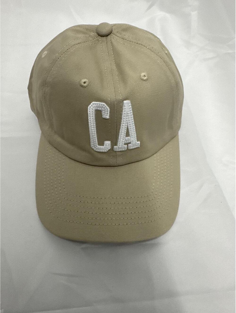 Ash Mocha CA Embroidered Baseball Cap Hat